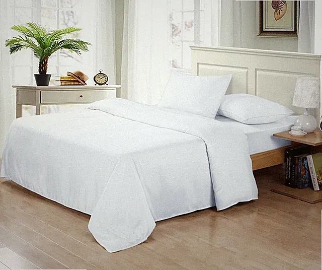 100% Bamboo, King size Sheet Set, White, 4 Piece Sheet set, 320tc by SleepGarden