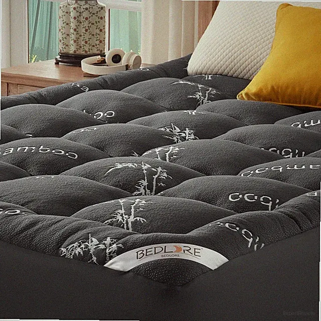 BEDLORE Queen Mattress Topper Viscose Derived from Bamboo, Thick Pillow Top Matt