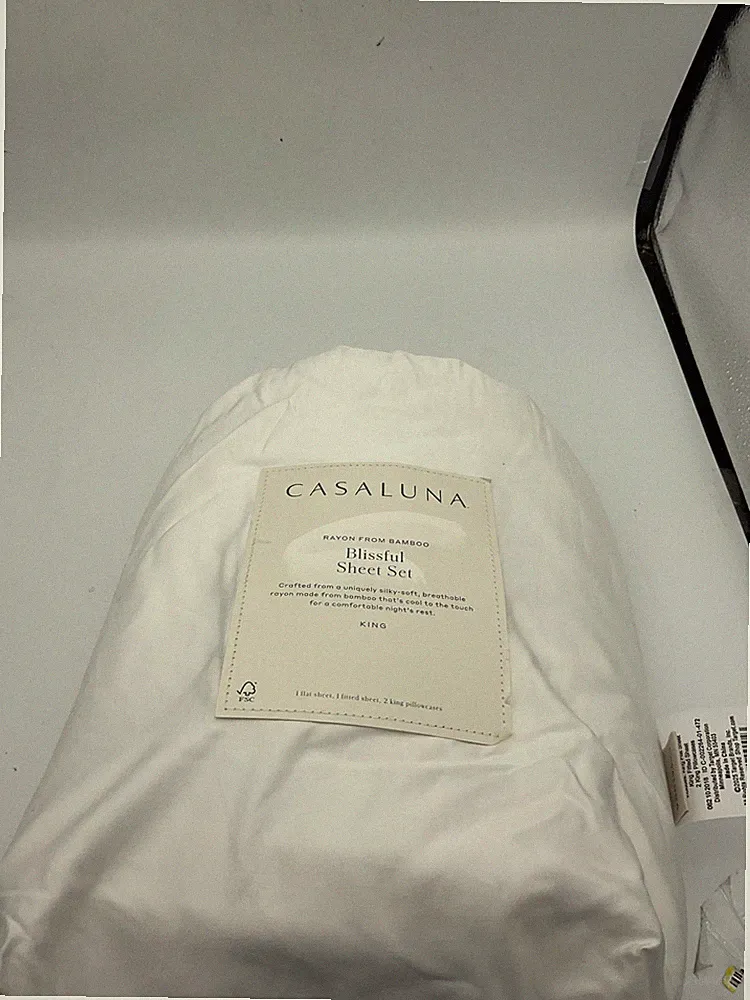 Casaluna Rayon From Bamboo Blissful Flat Sheet Only King Size