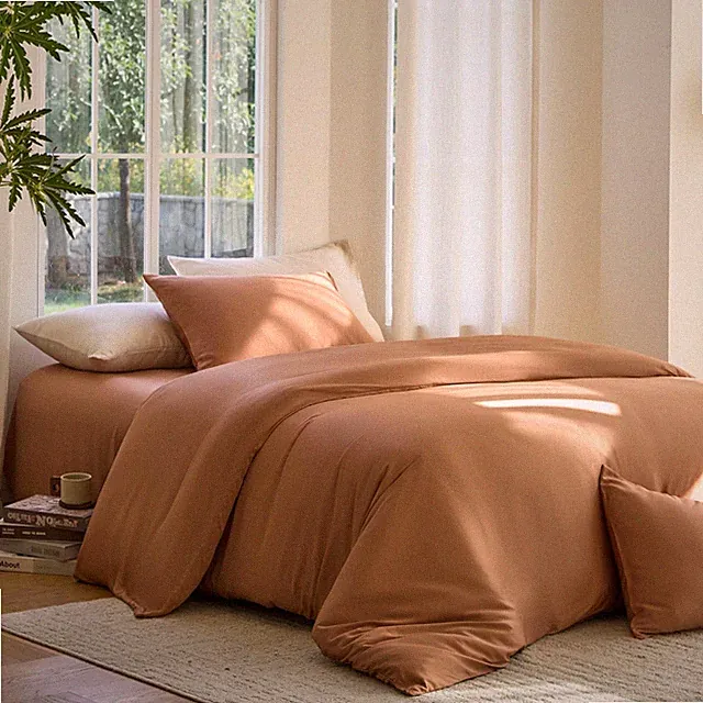 DOZ Duvet Cover Set, 100% Viscose derived from Bamboo, Organically Grown, But...