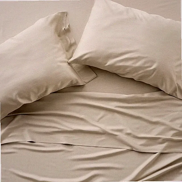 Queen 400 Thread Count Rayon from Bamboo Sheet Set Light Olive Green