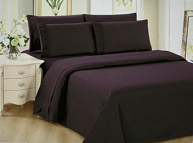 Rayon from Bamboo Comfort Soft Solid 3 Piece Bedding Duvet Cover Set with Zipper